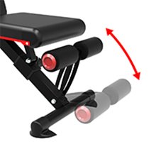 HARISON Adjustable Weight Bench Foldable Exercise Bench Multipurpose Incline Decline Workout Bench for Strength Training (6)